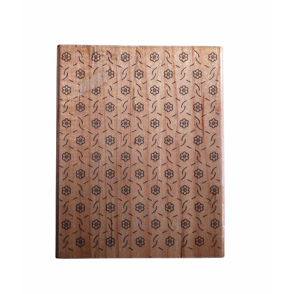 Hero Arts Dainty Flower Large Background Rubber Stamp